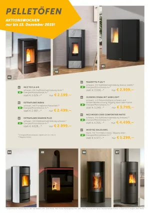 Aktionswochen von HAGOS für Pelletöfen bei Kachelofen Kothgassner